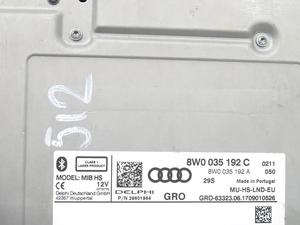 OEM 8W0035192C SD/SIM-module voor Audi A4 B9 MMI image 4