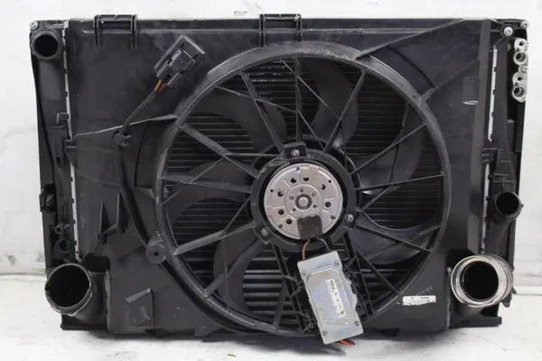 Kylarfläkt BMW E87 2.0D OEM CHŁODNICE WENTYLATOR image 4