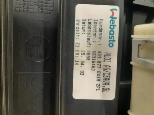 Techo solar OEM 0091646D para Audi A6 Avant 2.5L Diésel image 3