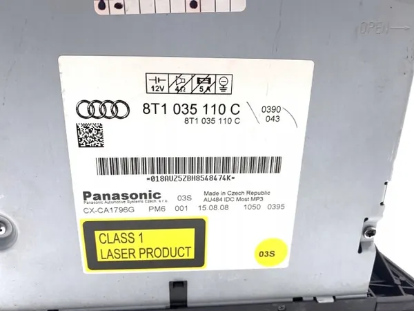 OEM 8T1035110C Mudador CD para Audi A5 8T 2007-2017 image 4