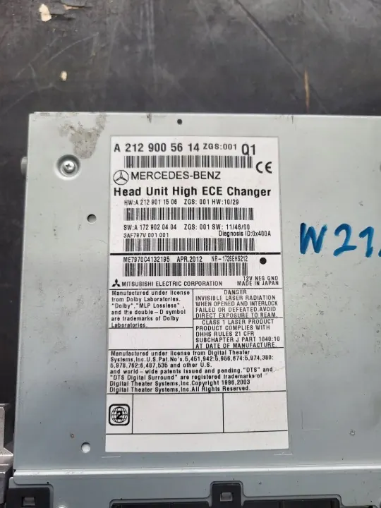 Radio CD Mercedes E W212 OEM A2129005614 image 8