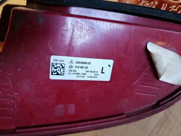 MERCEDES GLK X204 Linker Achterlicht A2049060157 image 4