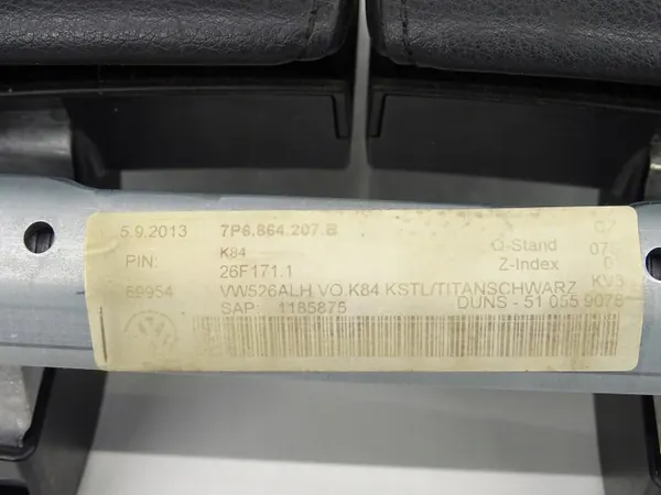 Middenconsole armsteun OEM 7P6864207B leer VW Touareg image 6