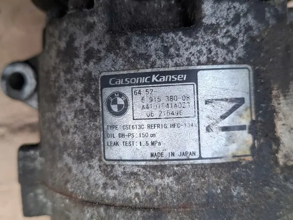 Compresor de Aire Acondicionado BMW e90 e87 e81 OEM 691538008 image 8