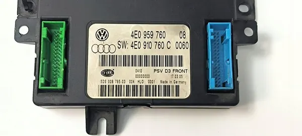 Módulo de controle de assento Audi OE 4E0959760 image 4