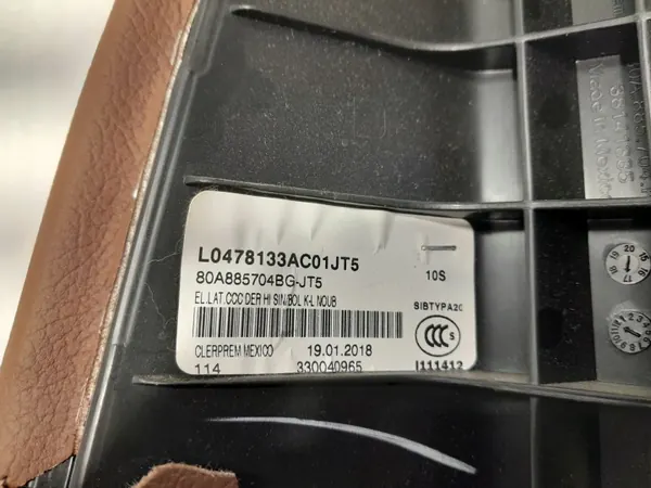 Audi Q5 Rücksitz-Seitenverkleidungen Leder Set OEM image 6