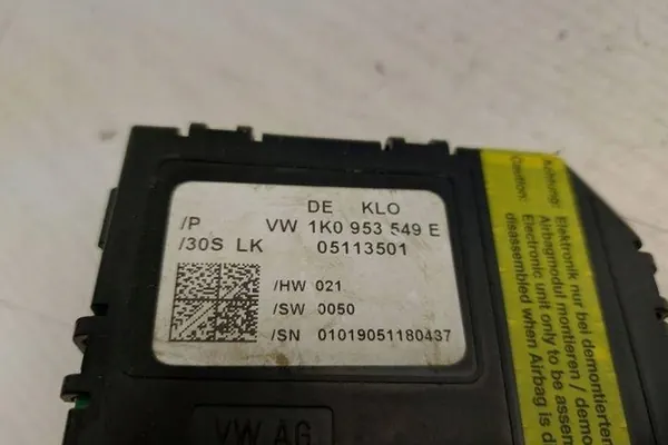 Sensor de posição de direção VW GOLF V VARIANT 1K0953549E image 2