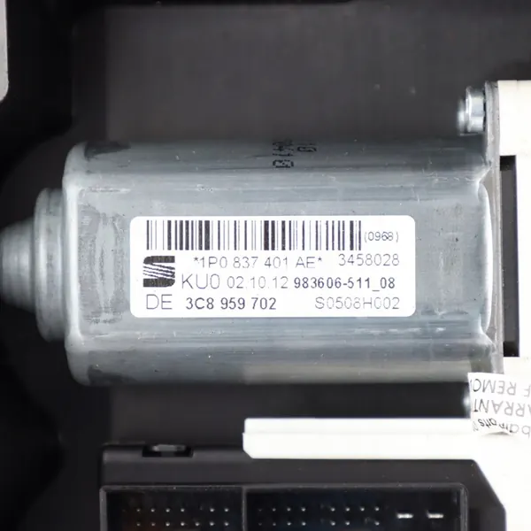 Mecanismo de elevador de vidro esquerdo Seat Leon Mk2 1P 1P0837461A image 6