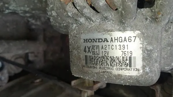 Honda Civic Vaihtovirtageneraattori 2007 1.8L A2TC1391 AHGA67 image 4