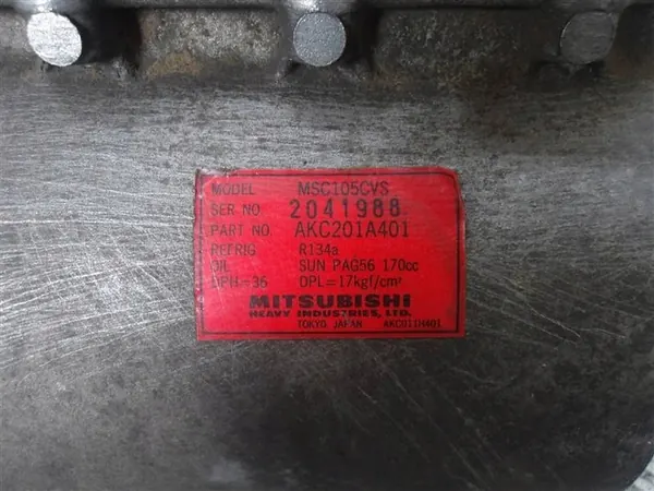 Compresor de aire acondicionado Dodge Avenger 2.5 V6 image 3