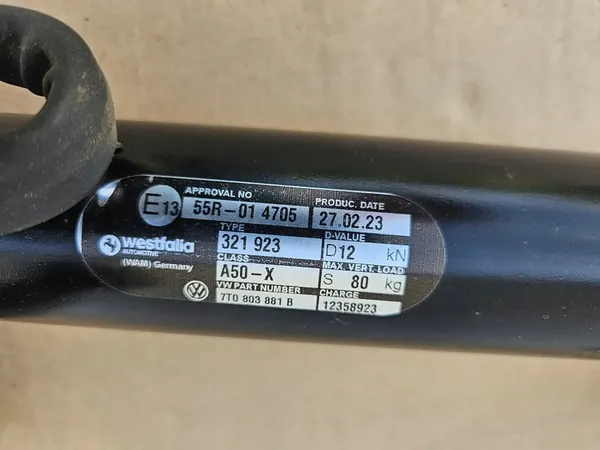 Elektrisk Dragkrok VW T7 Transporter 7T0803881B image 4