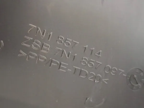 OEM 7N1857097 Matkustajan konsolin lokero VW Sharan image 9