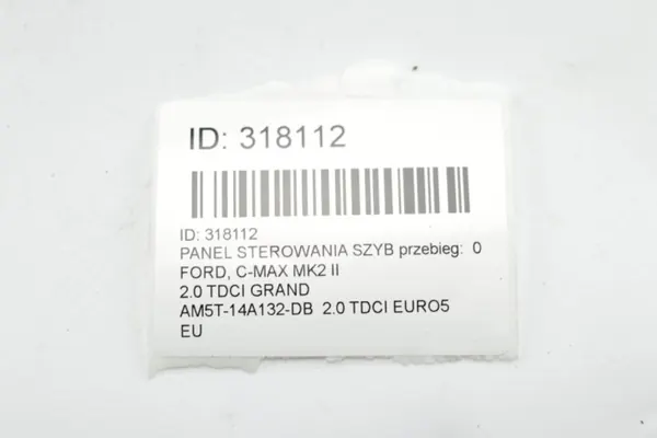 Panel control ventana Ford C-MAX MK2 OEM AM5T-14A132-DB image 6