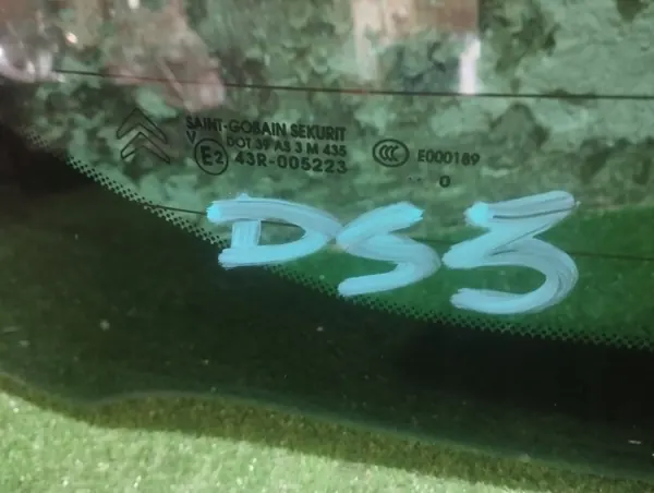 Achterruit OEM SZYBA TYŁ TYLNA voor Citroen DS3 image 7