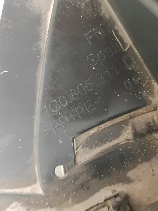 VW POLO VI 6 2017-2025 Front Left Wheel Arch 2G0805911D image 3