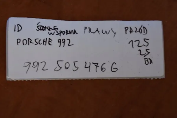 Porsche OE Front Right Strut Support - Used image 4