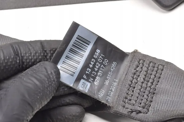 Front Left Seat Belt Opel Astra J 3D 13443558 image 6
