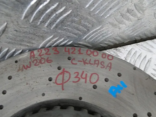 Voorremklauwen Mercedes C-Klasse W206 2.0CDI 340MM A2234210000 image 10