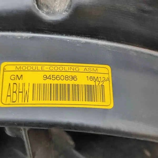 Conjunto de radiadores Opel Mokka 1.6L 2016 OEM 94560893 image 8
