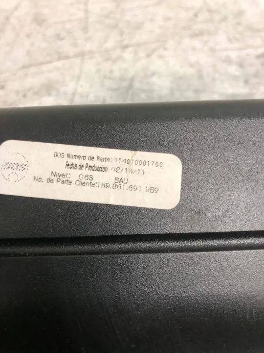 Filet à rouleau OEM 1K9861691 pour VW Golf VI Break image 6
