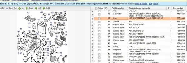 Ventilador de aquecimento Saab 9-3 2003 image 4