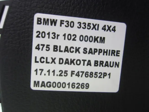 BMW F30 F31 F34 Middenconsole OEM 51619360528 Bruin image 9