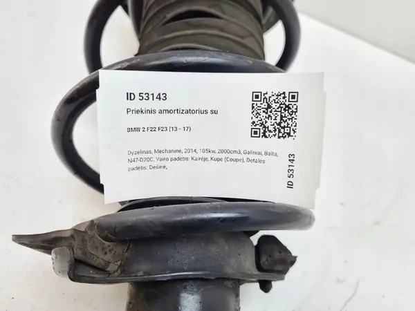 Ammortizzatore anteriore con molla per BMW 2 F22 F23 2014 6863135 image 6