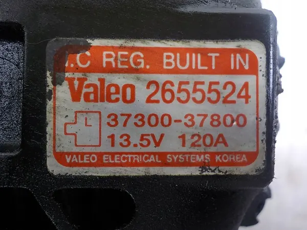 HYUNDAI SANTA FÉ 2.7 V6 B Vaihtovirtageneraattori 37300-37800 image 4