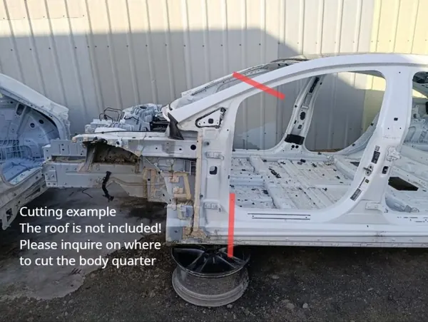 Mercedes-Benz EQS 2022 Vorne links Kotflügel OEM A2976260700 image 2