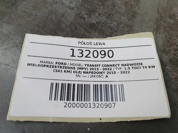 Vorderer linker Halbwellen OEM AUST132090 Ford Transit image 5