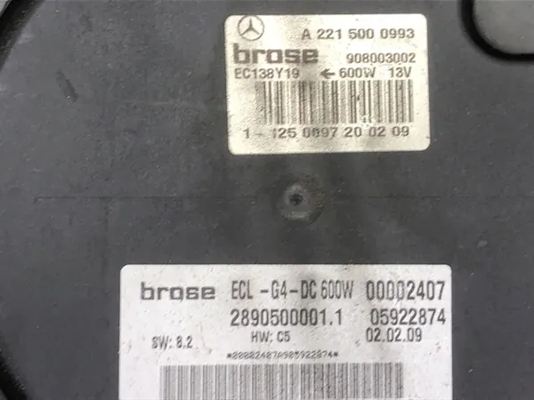 Koelventilator Mercedes W221 3.5 279PK A2215001193 image 4