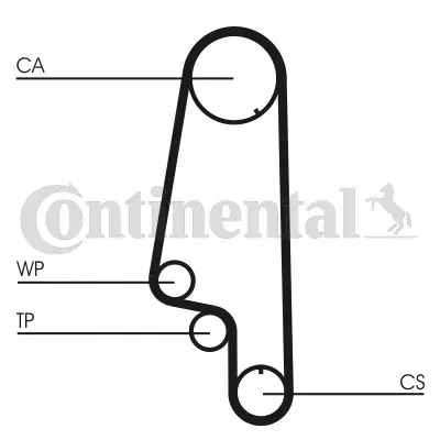 Waterpomp CT846WP1 & distributieriem set - Gebruikt image 3