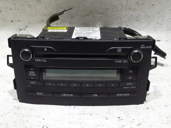 Radio CD Toyota OEM 86120-02A50 pour Auris I E15 Lift image 2