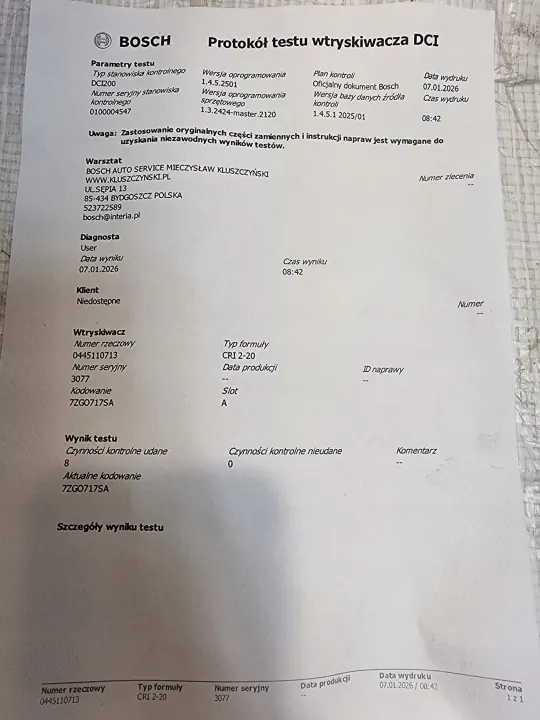 Inyector OEM 0445110713 para Opel Insignia B 2.0 CDTI image 8