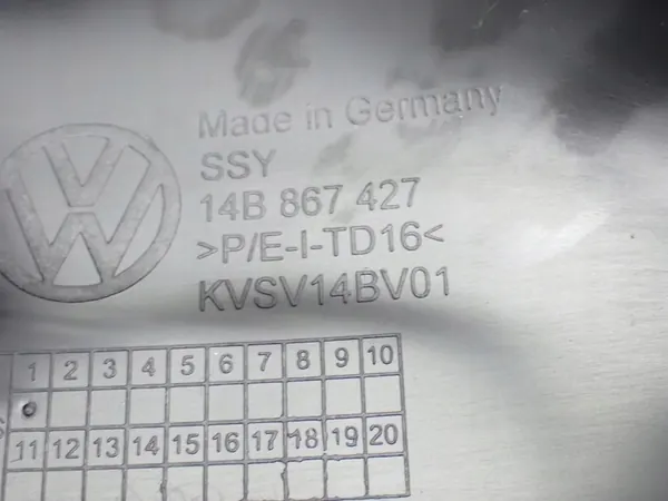 Left Trunk Upholstery Panel VW ID.7 Kombi 14B867427 image 5