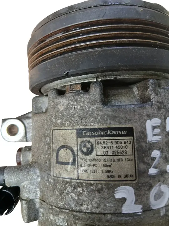 Compressore aria condizionata BMW E46 2.0D image 2