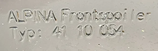 ALPINA B6 BMW F06 F12 F13 Framskärm 4110054 image 9