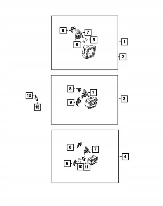 Panneau de fermeture gauche Jeep Wrangler JL image 3