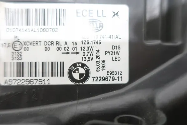 Farol dinâmico Xenon esquerdo BMW 1 F20 F21 image 4