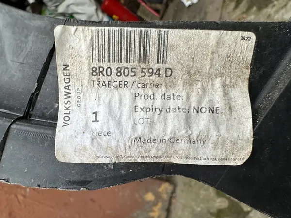 AUDI Q5 I Reforço do Para-choque Frontal 2008-2016 OEM image 7