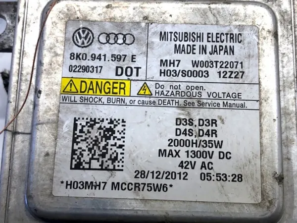 Balastro Xenon OEM 8K0941597E para VW Sharan image 3