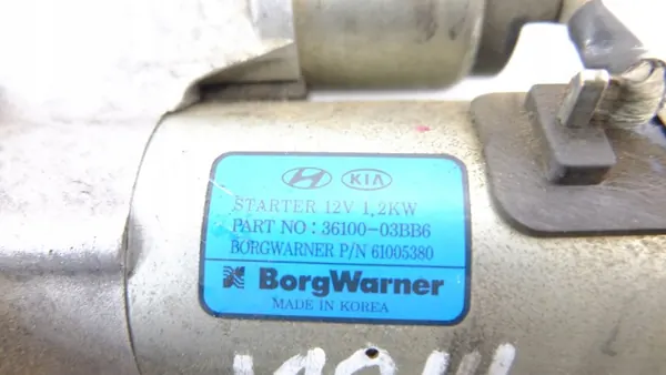 Startmotor OEM 36100-03BB6 för Hyundai i10 II 1.0 image 3