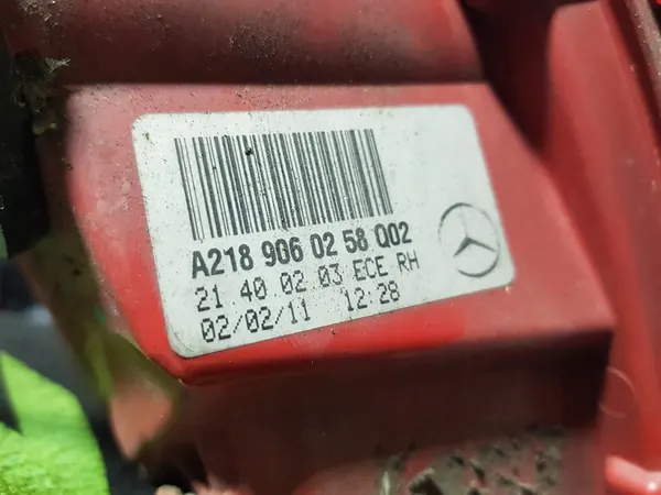 RECHTER ACHTERLAMP MERCEDES CLS W218 X218 OEM A2189060258 image 10