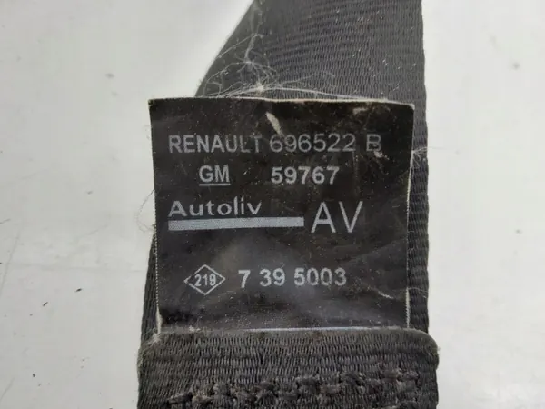 Cinto de segurança dianteiro esquerdo OEM 696522B - Renault OE image 3