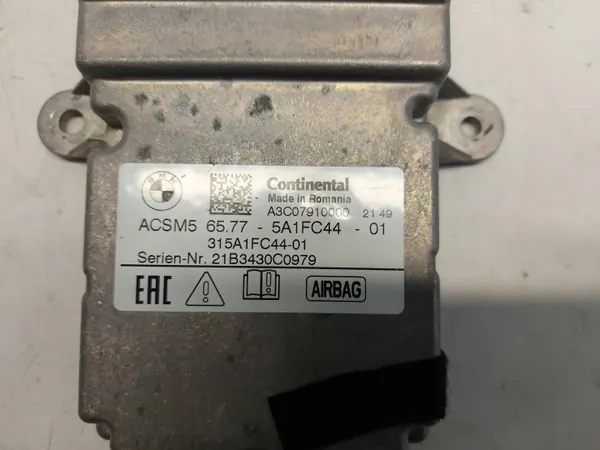 BMW Airbag-sensormodul OEM 5af1c44 - Begagnad image 3