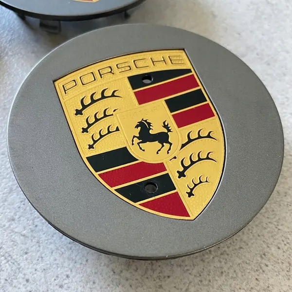 Tampa de roda Porsche 76 mm 9P1601147A OB5 image 2