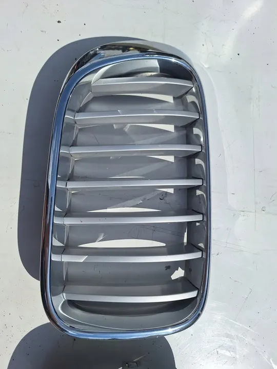 BMW X3 F25 Grill Right Left Center Chrome Satin OEM image 2