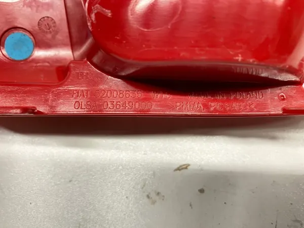 Vasen Sumutuslamppu Heijastin Fiat 500 Lift 2015- image 4