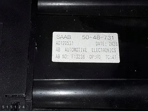 Saab 9-5 AC-ohjausmoduuli OEM 5048731 - Käytetty image 3