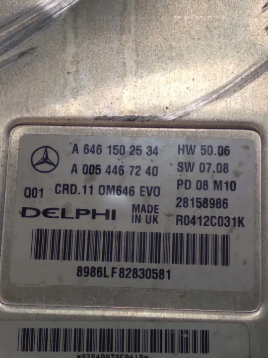 Motorstyrdator OEM A6461502534 Mercedes C-klass W204 image 4